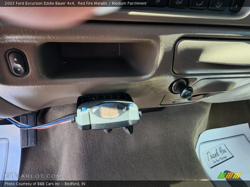 Red Fire Metallic / Medium Parchment 2003 Ford Excursion Eddie Bauer 4x4