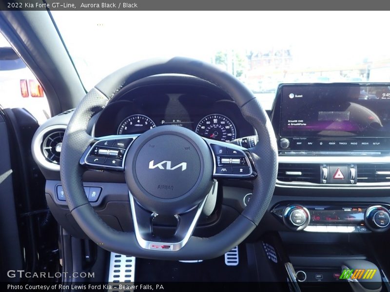 Aurora Black / Black 2022 Kia Forte GT-Line
