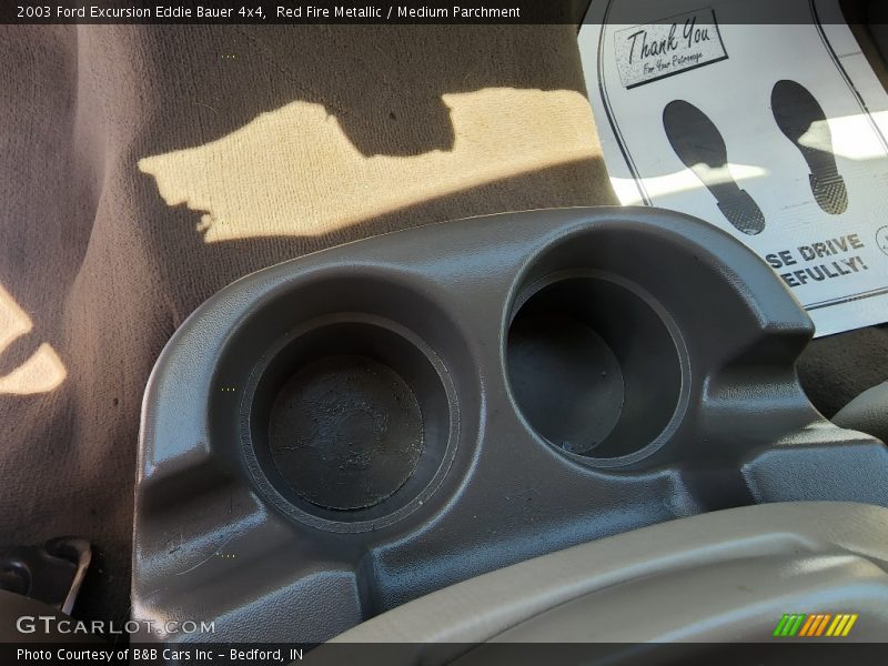 Red Fire Metallic / Medium Parchment 2003 Ford Excursion Eddie Bauer 4x4