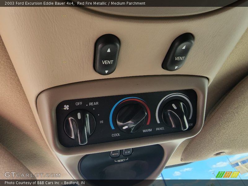 Red Fire Metallic / Medium Parchment 2003 Ford Excursion Eddie Bauer 4x4
