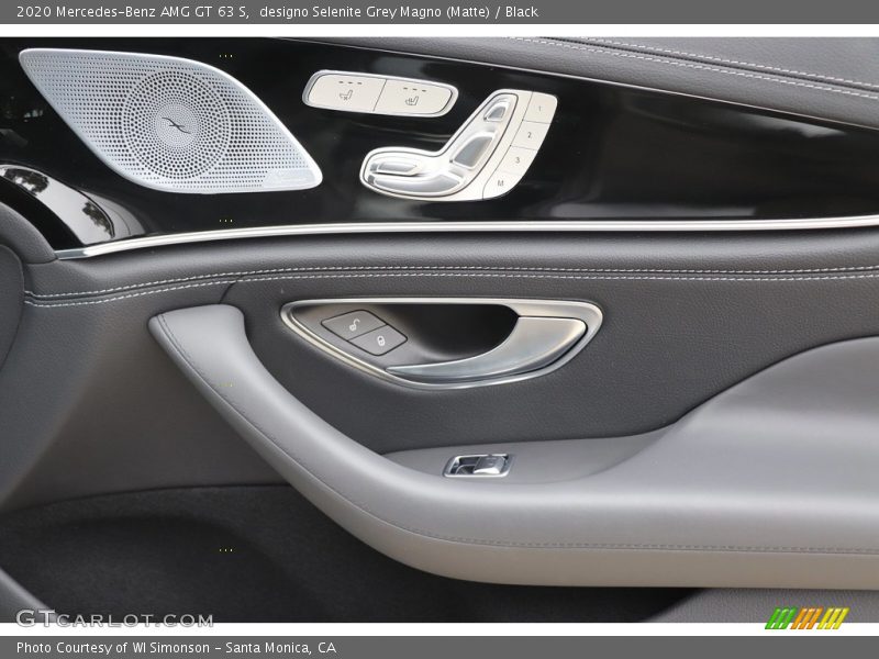 designo Selenite Grey Magno (Matte) / Black 2020 Mercedes-Benz AMG GT 63 S
