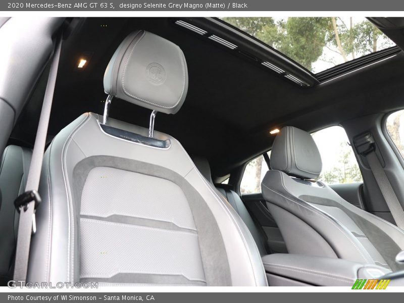 designo Selenite Grey Magno (Matte) / Black 2020 Mercedes-Benz AMG GT 63 S