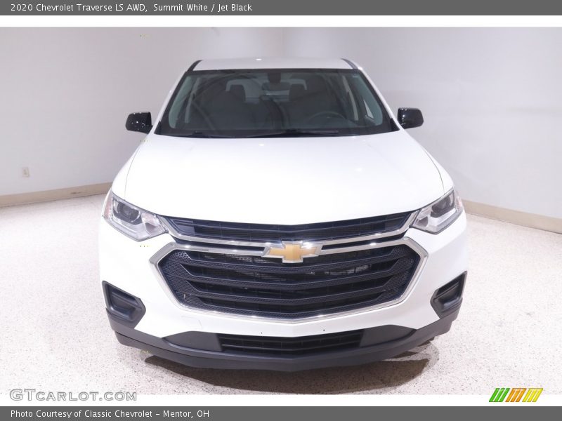Summit White / Jet Black 2020 Chevrolet Traverse LS AWD