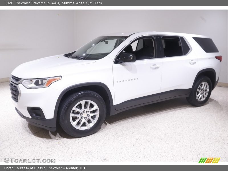 Summit White / Jet Black 2020 Chevrolet Traverse LS AWD