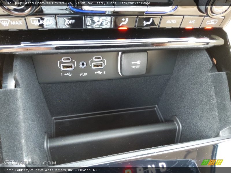 Velvet Red Pearl / Global Black/Wicker Beige 2022 Jeep Grand Cherokee Limited 4x4