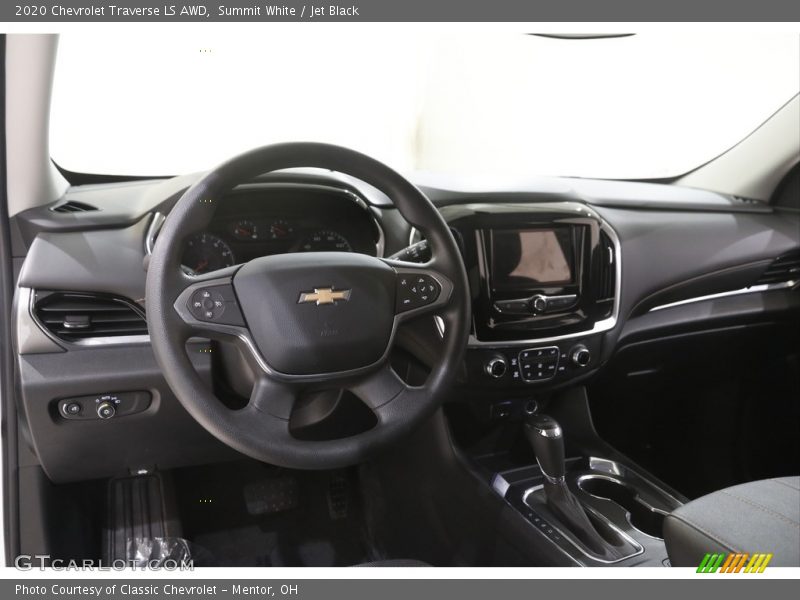 Summit White / Jet Black 2020 Chevrolet Traverse LS AWD
