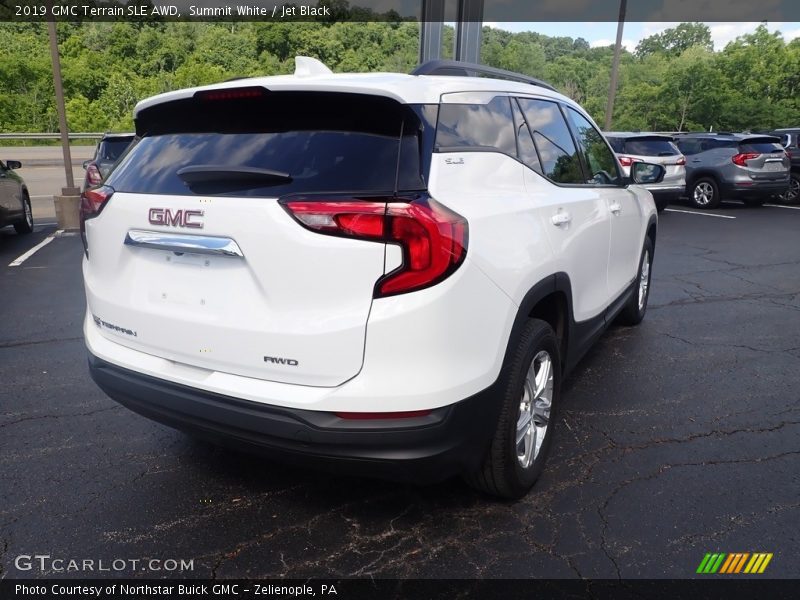 Summit White / Jet Black 2019 GMC Terrain SLE AWD