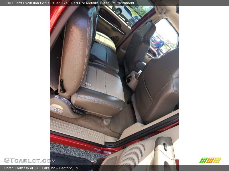 Red Fire Metallic / Medium Parchment 2003 Ford Excursion Eddie Bauer 4x4