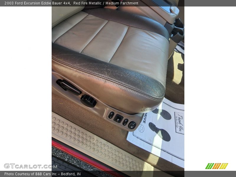 Red Fire Metallic / Medium Parchment 2003 Ford Excursion Eddie Bauer 4x4