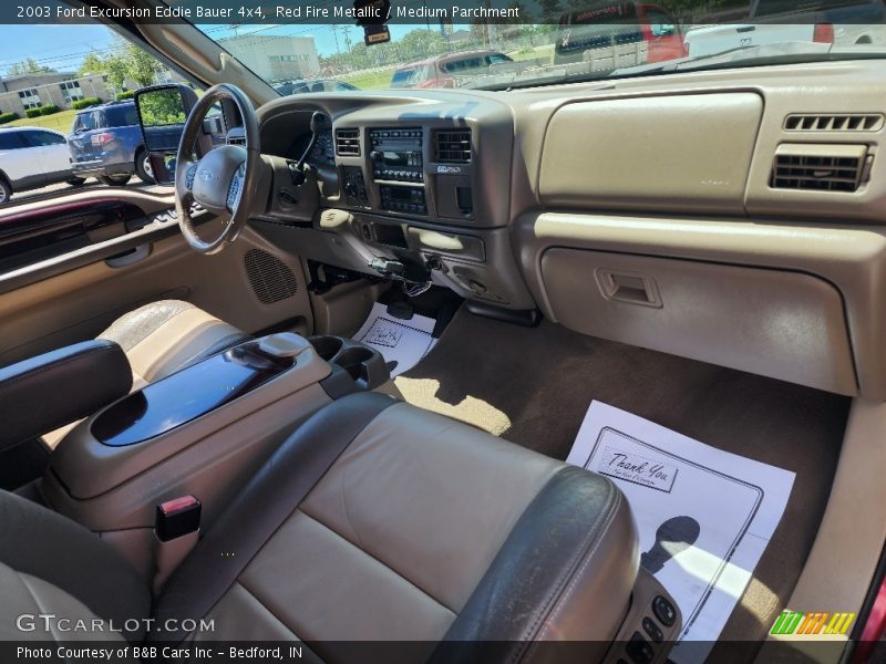 Red Fire Metallic / Medium Parchment 2003 Ford Excursion Eddie Bauer 4x4