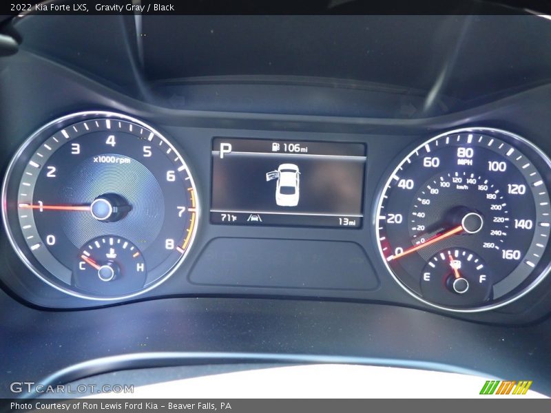 Gravity Gray / Black 2022 Kia Forte LXS