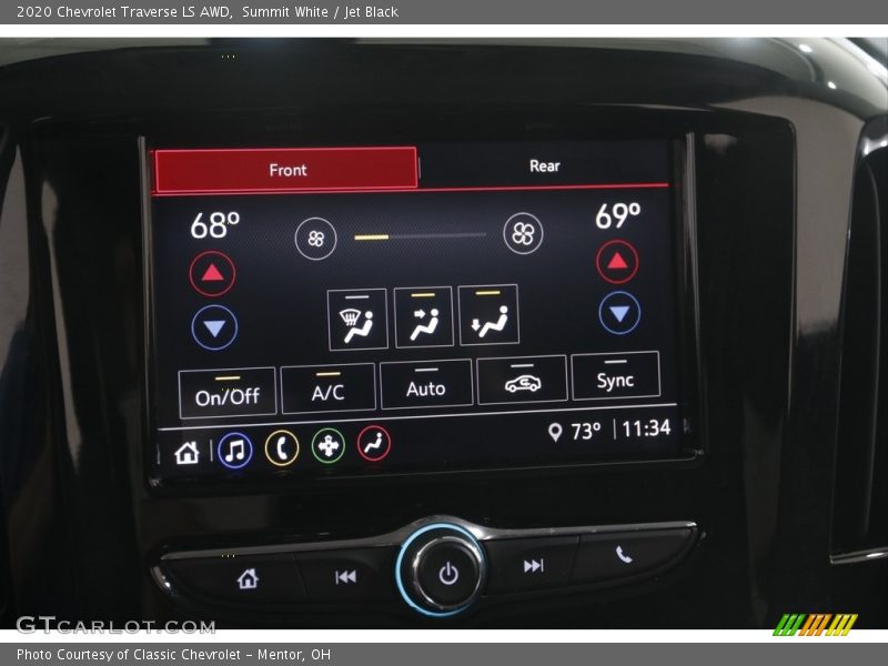 Summit White / Jet Black 2020 Chevrolet Traverse LS AWD