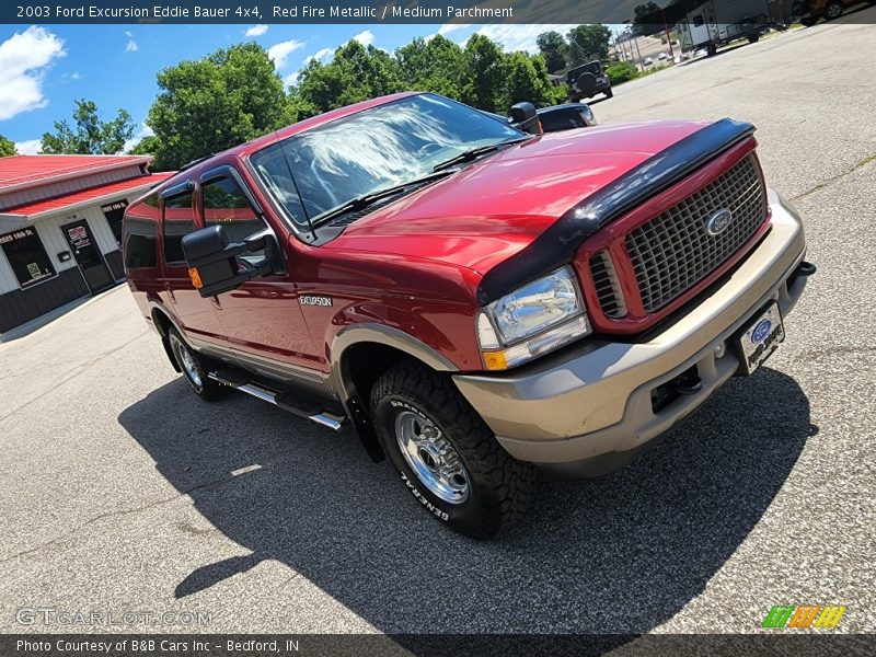Red Fire Metallic / Medium Parchment 2003 Ford Excursion Eddie Bauer 4x4