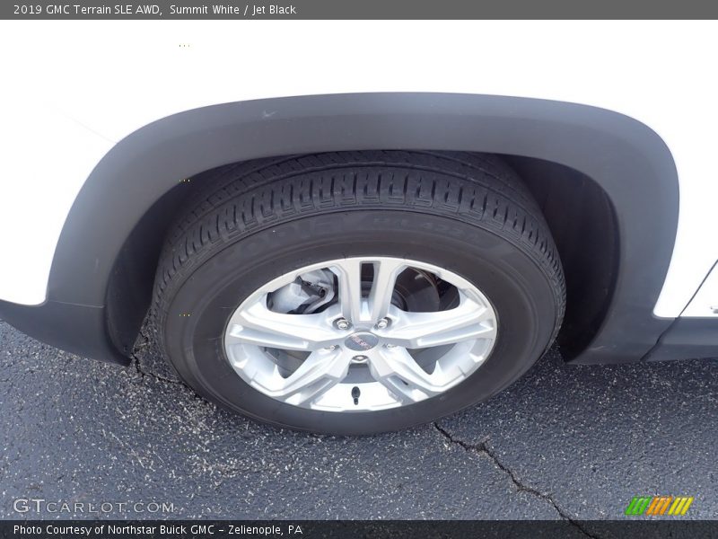 Summit White / Jet Black 2019 GMC Terrain SLE AWD