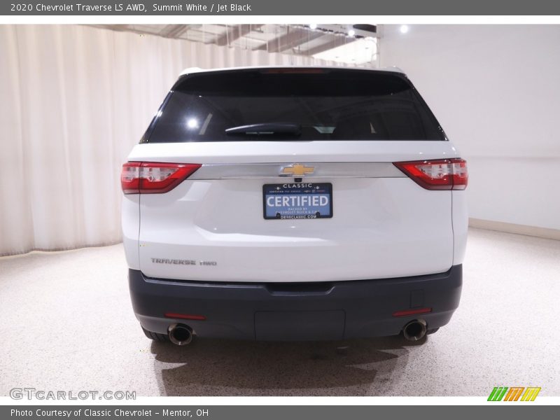 Summit White / Jet Black 2020 Chevrolet Traverse LS AWD