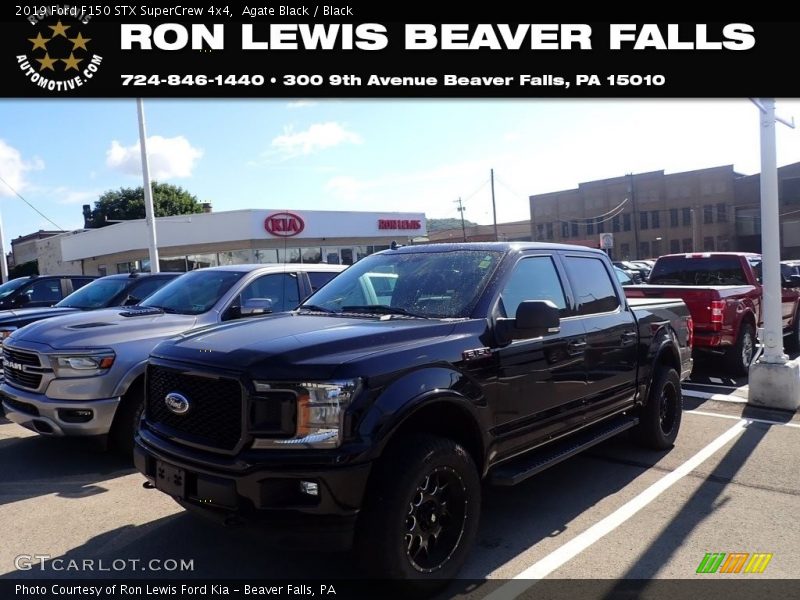 Agate Black / Black 2019 Ford F150 STX SuperCrew 4x4