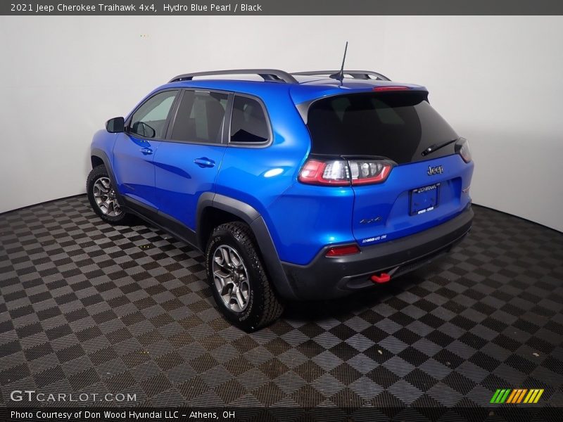 Hydro Blue Pearl / Black 2021 Jeep Cherokee Traihawk 4x4
