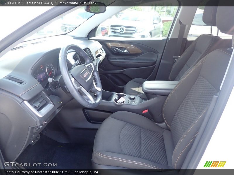 Summit White / Jet Black 2019 GMC Terrain SLE AWD