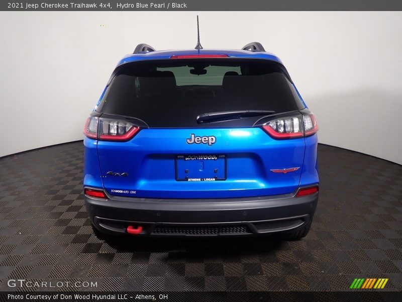 Hydro Blue Pearl / Black 2021 Jeep Cherokee Traihawk 4x4