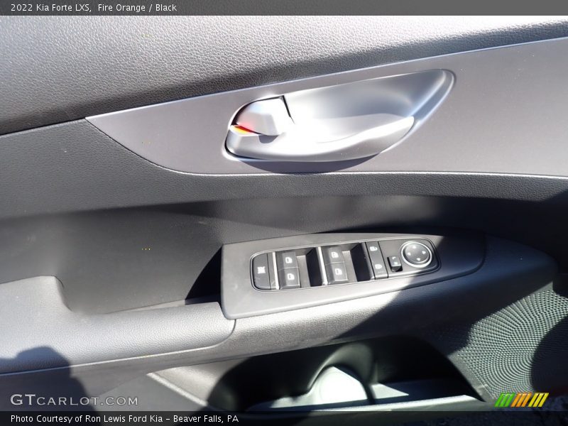 Fire Orange / Black 2022 Kia Forte LXS