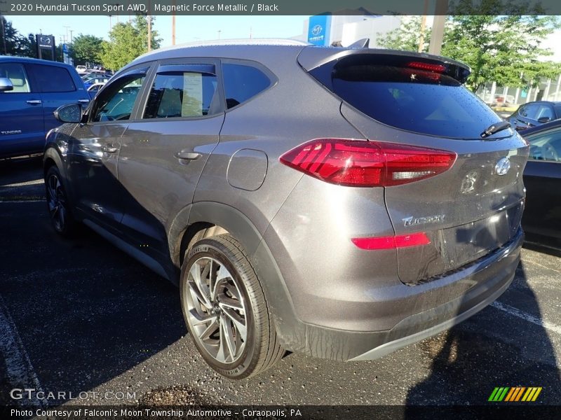 Magnetic Force Metallic / Black 2020 Hyundai Tucson Sport AWD