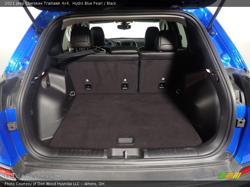 Hydro Blue Pearl / Black 2021 Jeep Cherokee Traihawk 4x4