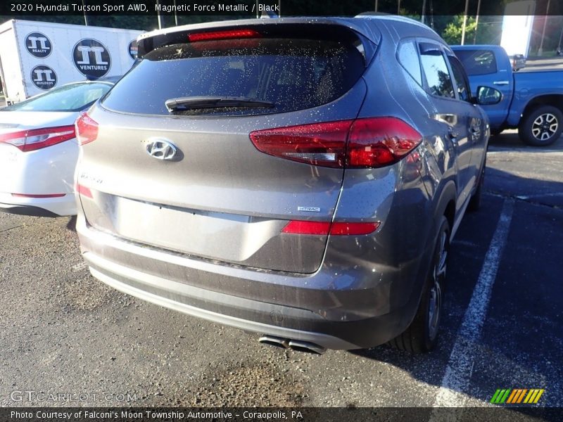 Magnetic Force Metallic / Black 2020 Hyundai Tucson Sport AWD
