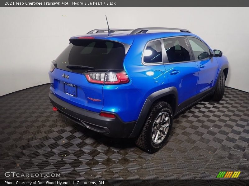 Hydro Blue Pearl / Black 2021 Jeep Cherokee Traihawk 4x4