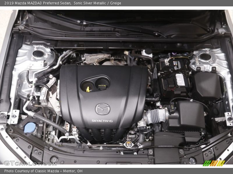 2019 MAZDA3 Preferred Sedan Engine - 2.5 Liter SKYACVTIV-G DI DOHC 16-Valve VVT 4 Cylinder