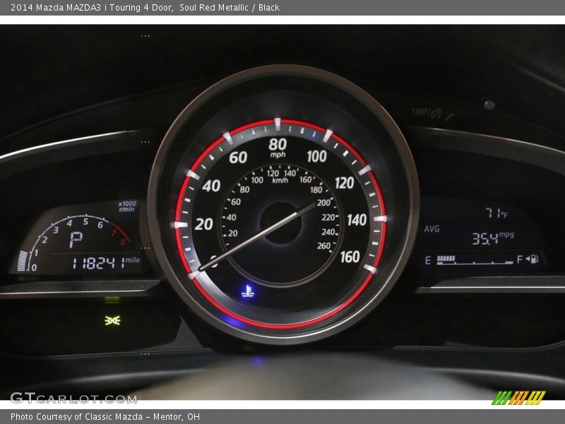  2014 MAZDA3 i Touring 4 Door i Touring 4 Door Gauges