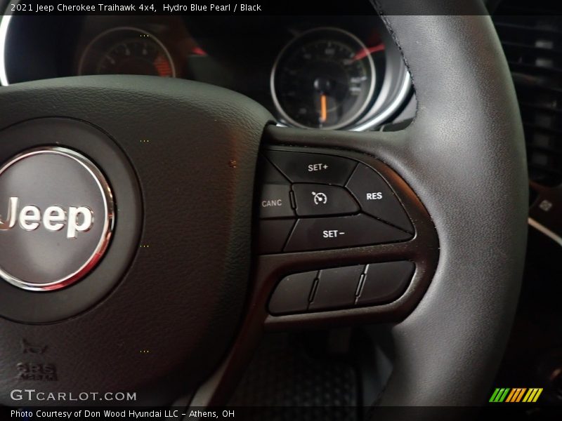 Hydro Blue Pearl / Black 2021 Jeep Cherokee Traihawk 4x4