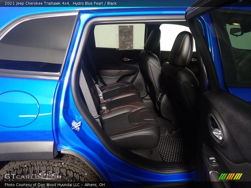 Hydro Blue Pearl / Black 2021 Jeep Cherokee Traihawk 4x4