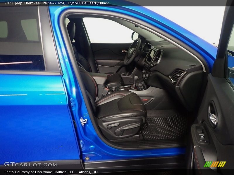 Hydro Blue Pearl / Black 2021 Jeep Cherokee Traihawk 4x4
