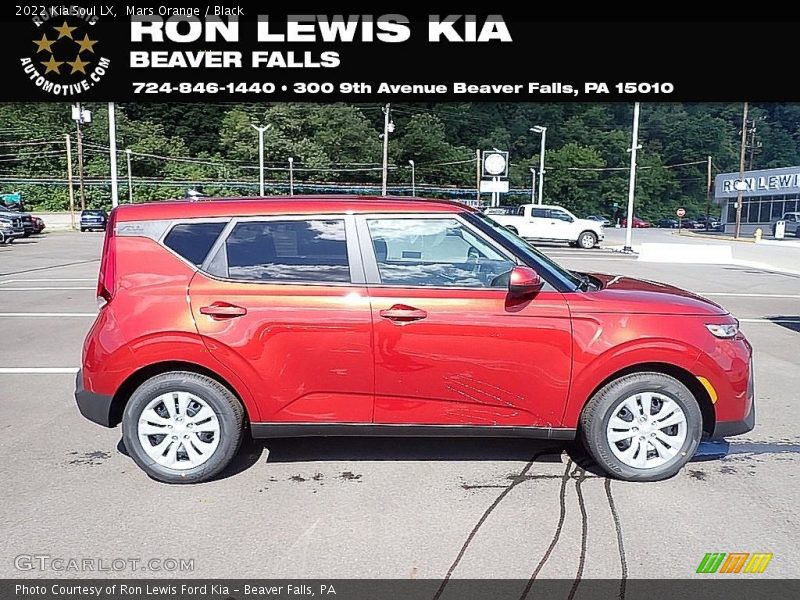 Mars Orange / Black 2022 Kia Soul LX