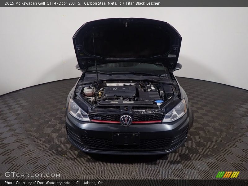 Carbon Steel Metallic / Titan Black Leather 2015 Volkswagen Golf GTI 4-Door 2.0T S