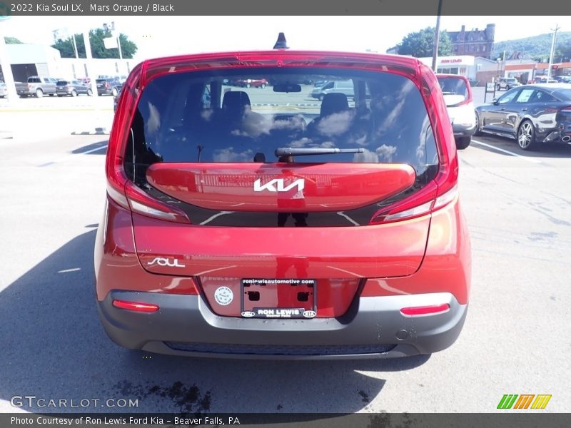 Mars Orange / Black 2022 Kia Soul LX