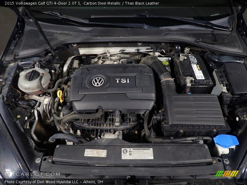 Carbon Steel Metallic / Titan Black Leather 2015 Volkswagen Golf GTI 4-Door 2.0T S