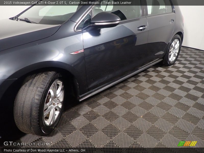 Carbon Steel Metallic / Titan Black Leather 2015 Volkswagen Golf GTI 4-Door 2.0T S