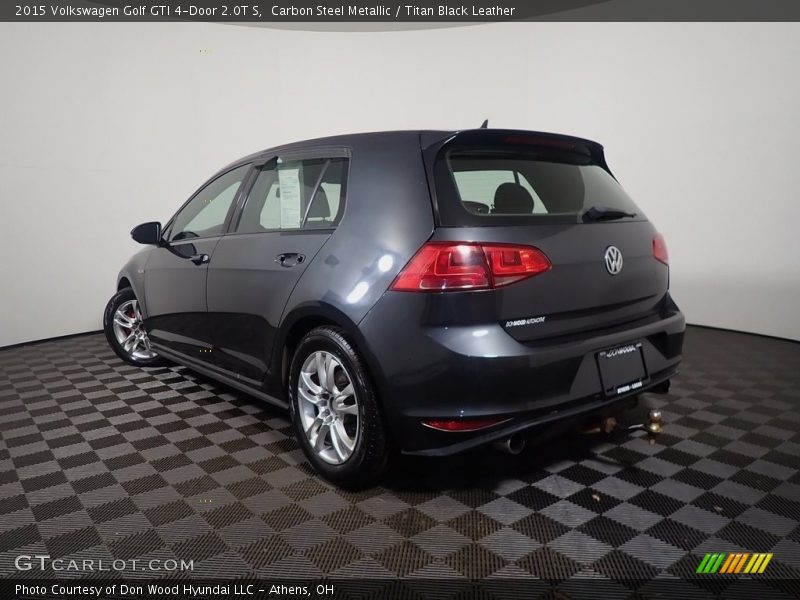 Carbon Steel Metallic / Titan Black Leather 2015 Volkswagen Golf GTI 4-Door 2.0T S