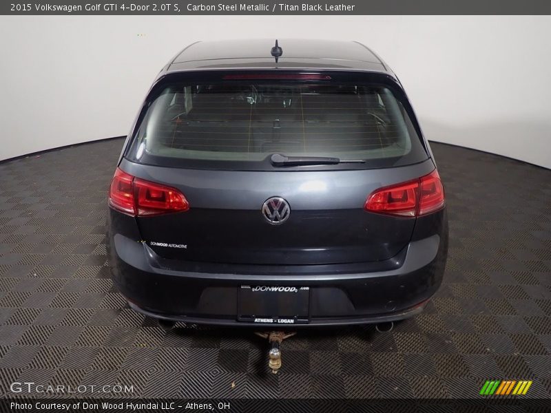 Carbon Steel Metallic / Titan Black Leather 2015 Volkswagen Golf GTI 4-Door 2.0T S