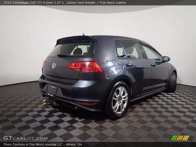Carbon Steel Metallic / Titan Black Leather 2015 Volkswagen Golf GTI 4-Door 2.0T S