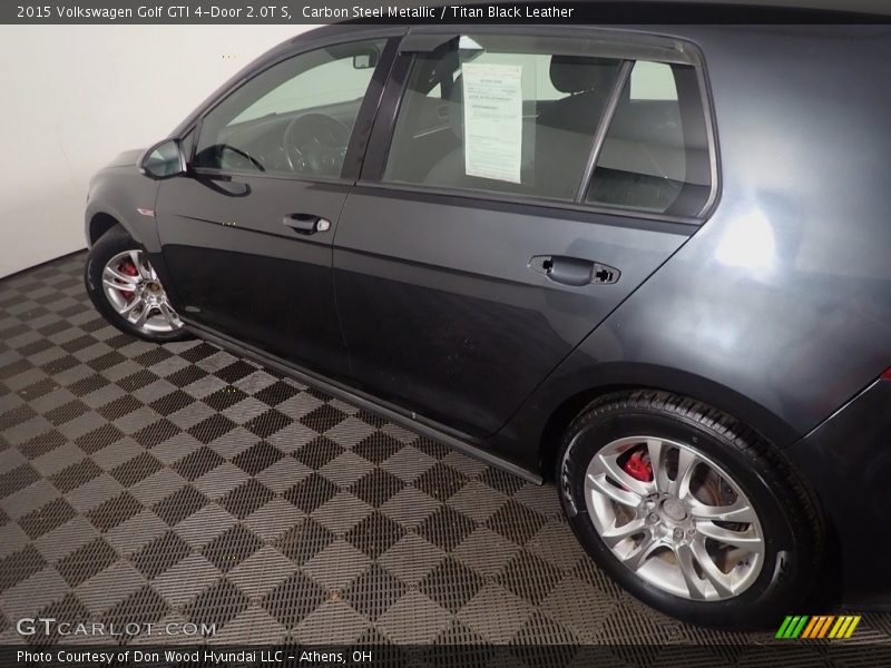 Carbon Steel Metallic / Titan Black Leather 2015 Volkswagen Golf GTI 4-Door 2.0T S