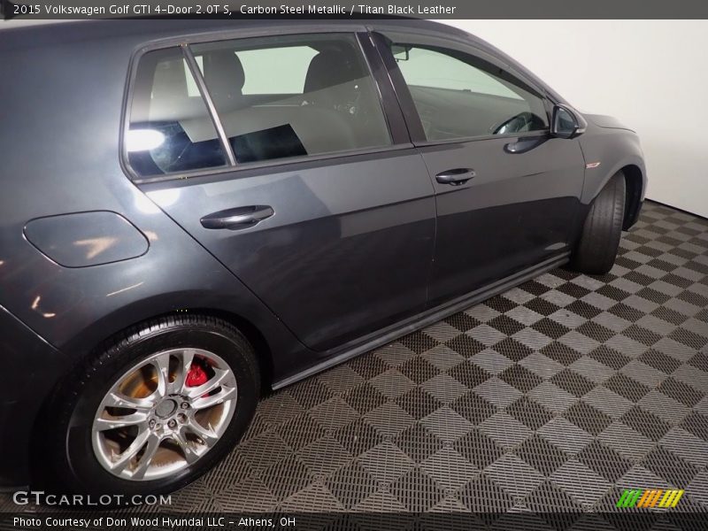 Carbon Steel Metallic / Titan Black Leather 2015 Volkswagen Golf GTI 4-Door 2.0T S