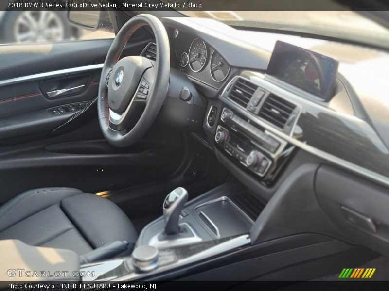Mineral Grey Metallic / Black 2018 BMW 3 Series 330i xDrive Sedan