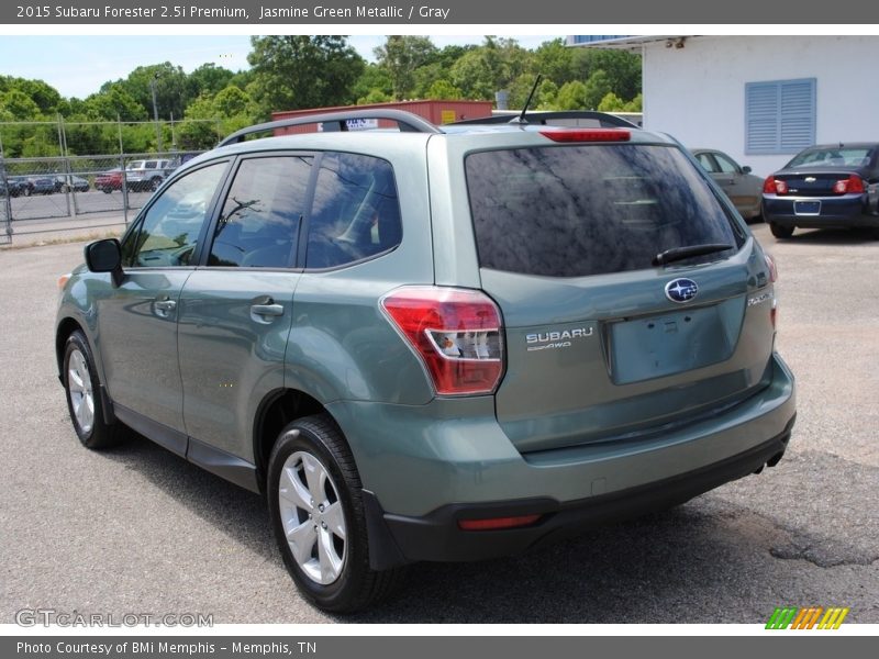 Jasmine Green Metallic / Gray 2015 Subaru Forester 2.5i Premium