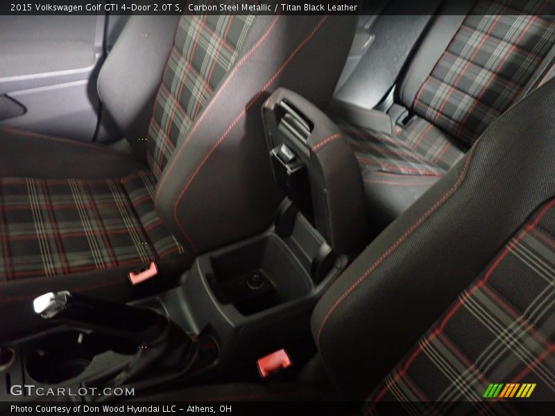 Carbon Steel Metallic / Titan Black Leather 2015 Volkswagen Golf GTI 4-Door 2.0T S