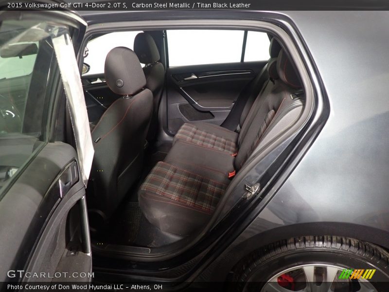 Carbon Steel Metallic / Titan Black Leather 2015 Volkswagen Golf GTI 4-Door 2.0T S