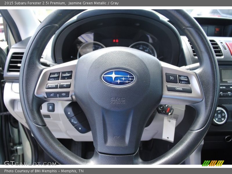 Jasmine Green Metallic / Gray 2015 Subaru Forester 2.5i Premium