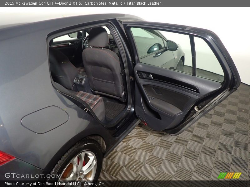 Carbon Steel Metallic / Titan Black Leather 2015 Volkswagen Golf GTI 4-Door 2.0T S