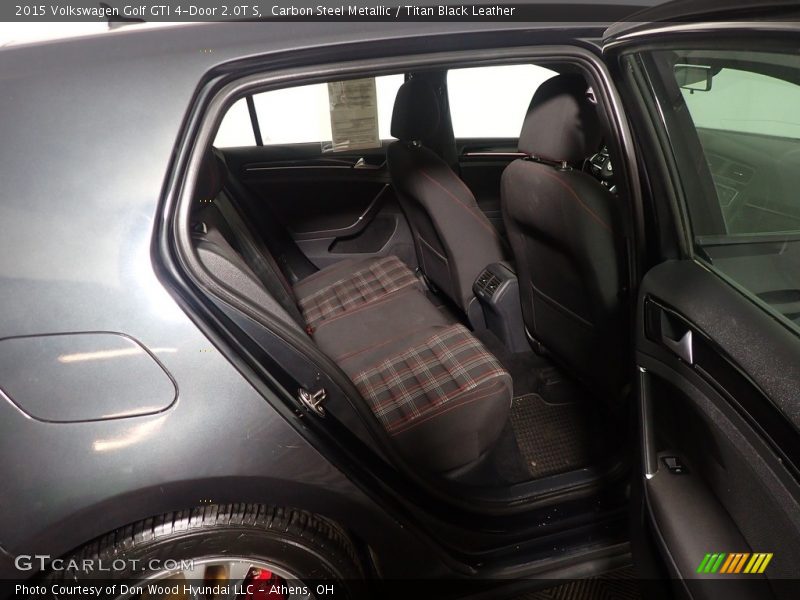 Carbon Steel Metallic / Titan Black Leather 2015 Volkswagen Golf GTI 4-Door 2.0T S
